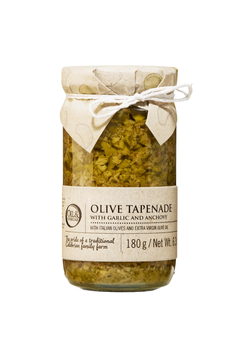 Olijven Tapenade met Knoflook & Ansjovis - 180g