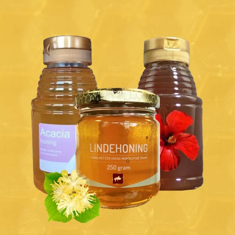Honing Thee Pakket – 3 Honingsoorten voor Theeliefhebbers
