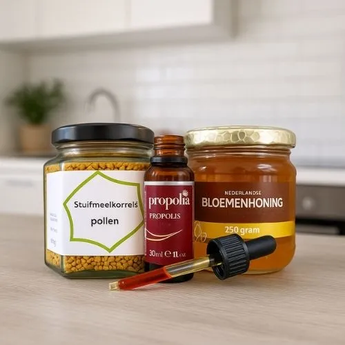 Seizoens Support Voordeelpakket – Honing, Propolis & Bijenpollen 250gr