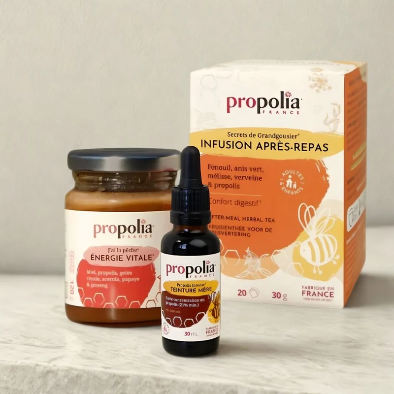 Propolis Voordeelpakket – Ontdek Propolis, Honing en Kruidenthee