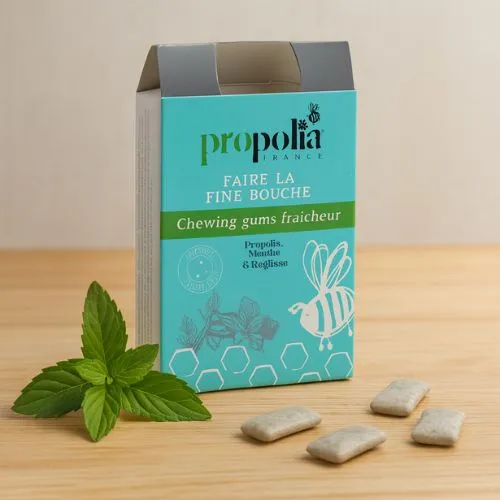 Propolis Kauwgom Pepermunt – Suikervrije Kauwgom met Franse Propolis