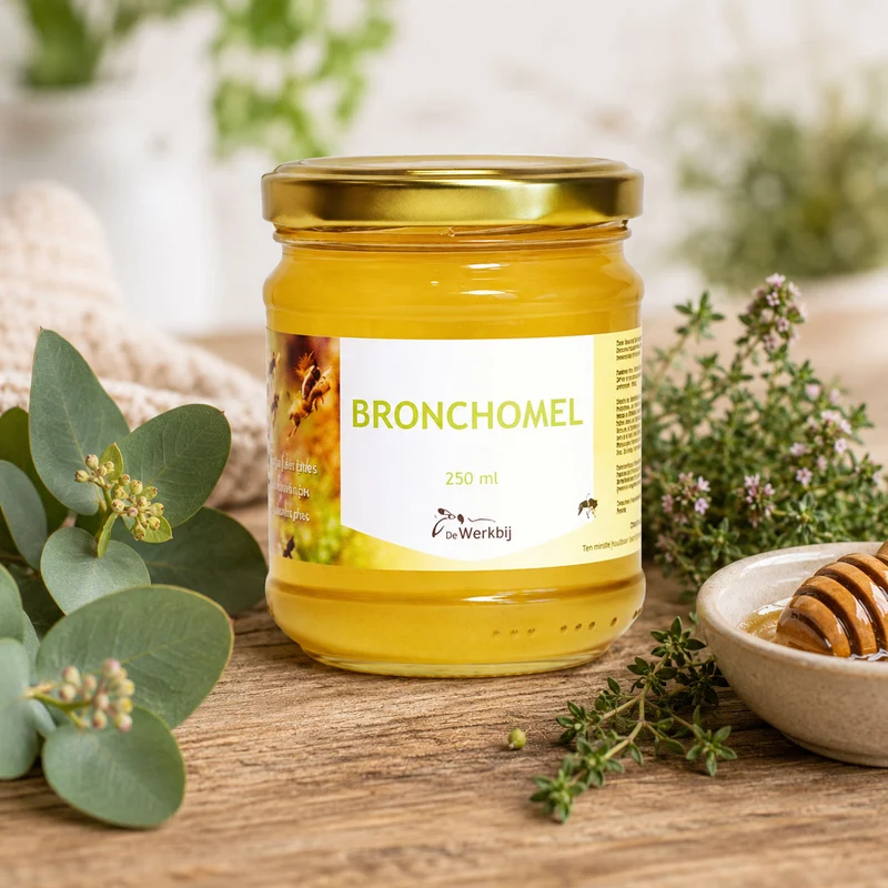 Bronchomel Honing met Kruiden en Menthol – Aromatische Kruidenhoning