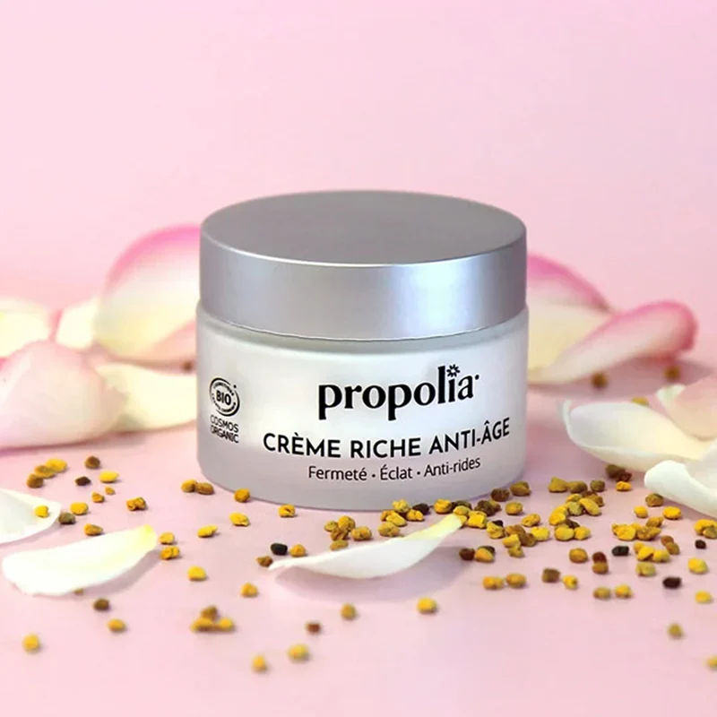 Rijke Anti-Verouderingscrème met Pollen & Hyaluronzuur – Propolia Gezichtscrème 50 ml