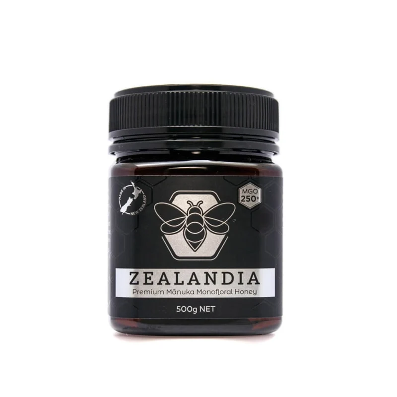 Manukahoning MGO 250+ Monofloral 500g Nieuw-Zeeland Zealandia