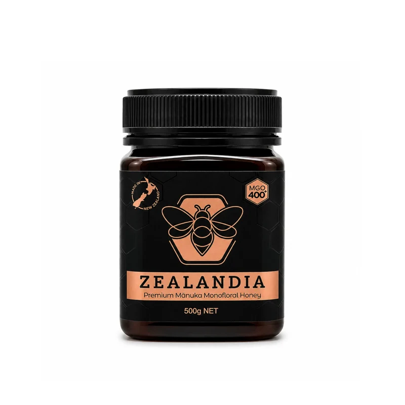 Manukahoning MGO 400+ Monofloral 500g Nieuw-Zeeland Zealandia