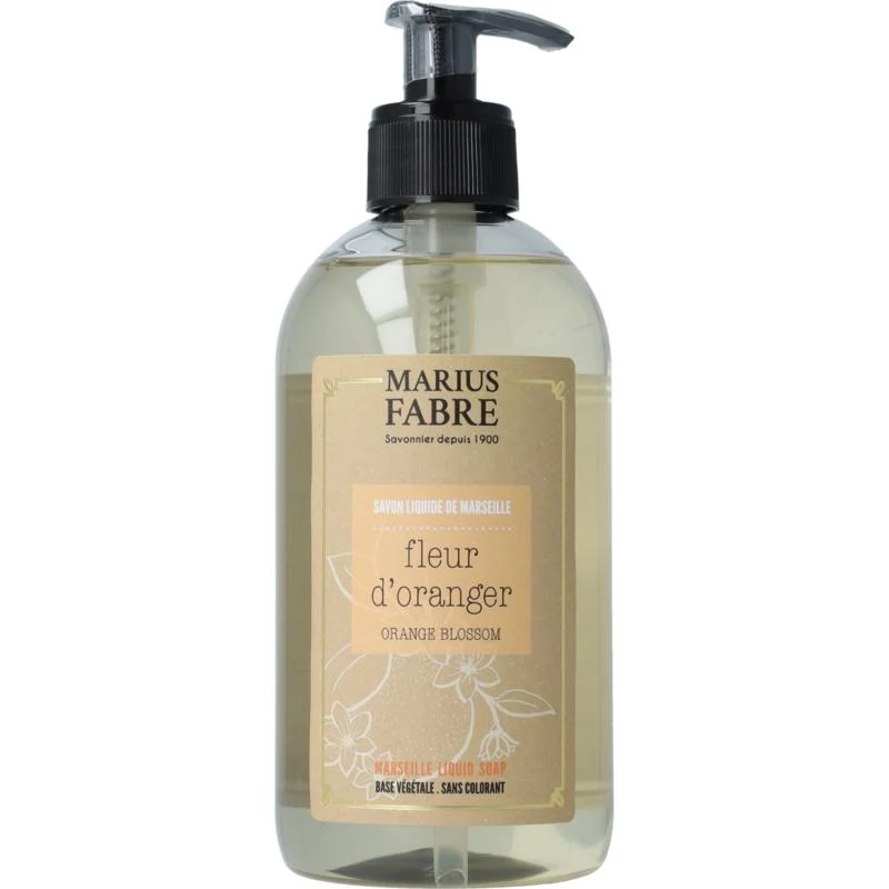 Marius Fabre Zeep Oranjebloesem pomp 400 ml