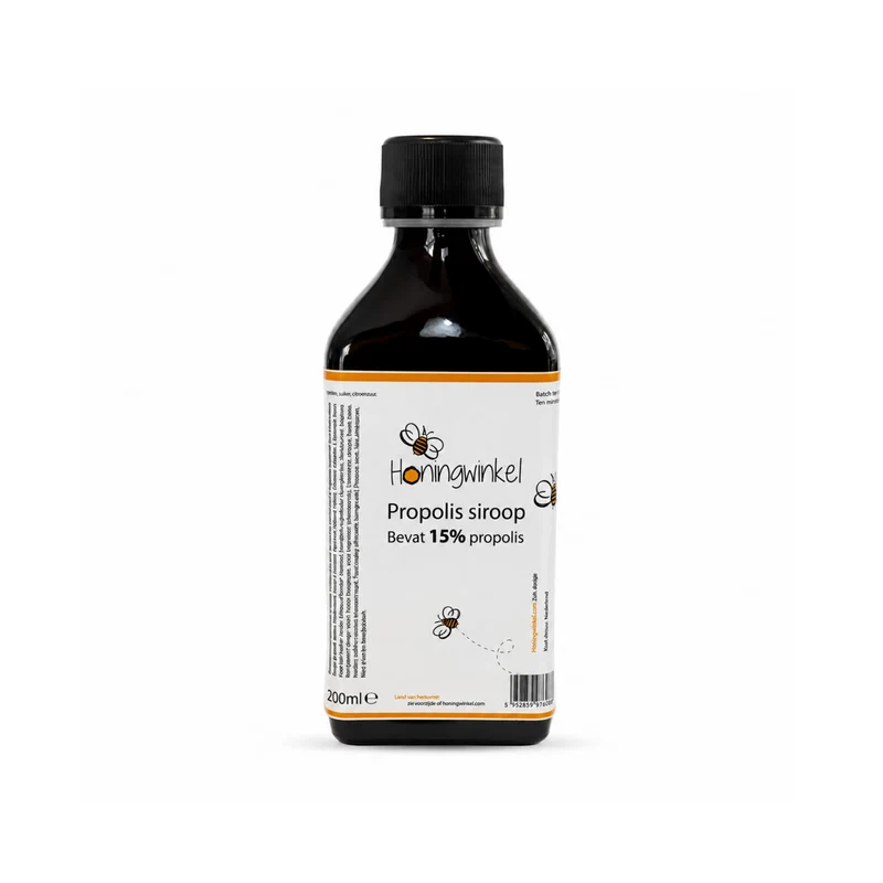 Propolis siroop 15% 200 ml Honingwinkel