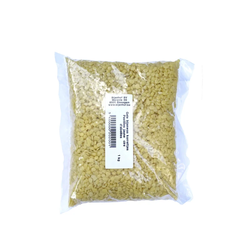 Gele bijenwas 1kg Bijenhof
