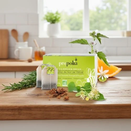 Avondthee met propolis en lindebloesem kruidenthee