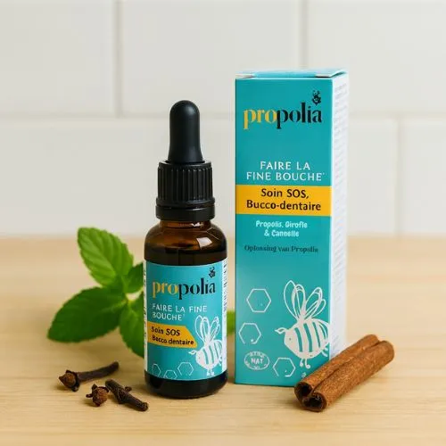 Propolis Oplossing 30 ml – Met Honing en Kaneel