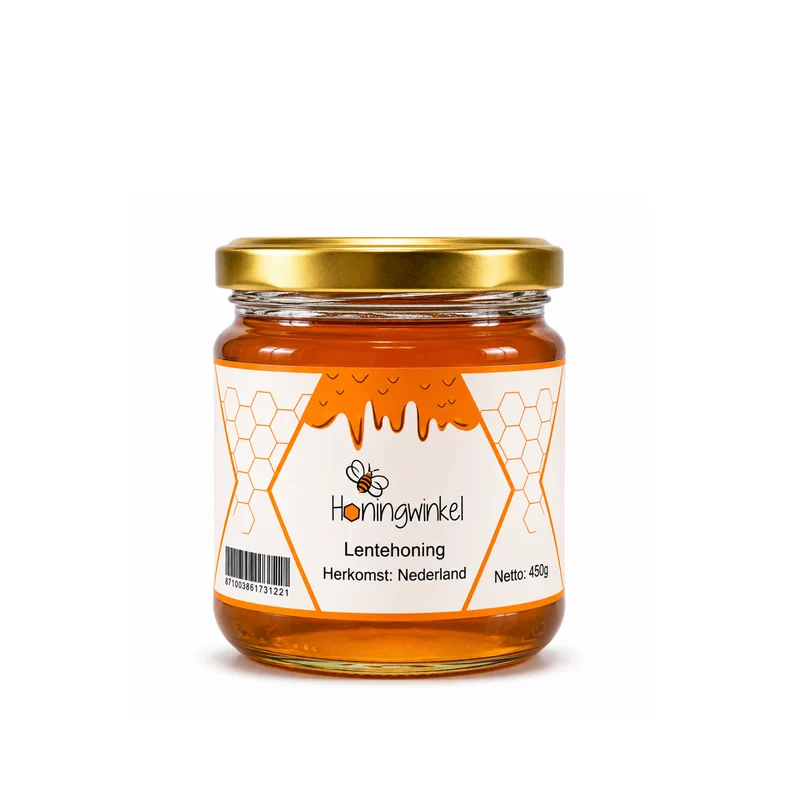 Lentehoning 450g Nederland Honingwinkel (vloeibaar)