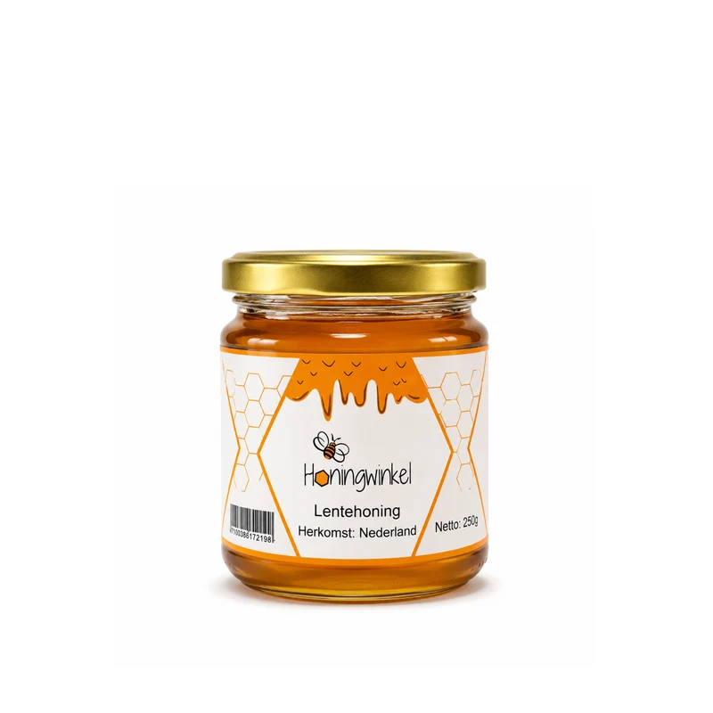 Lentehoning 250g Nederland Honingwinkel (vloeibaar)