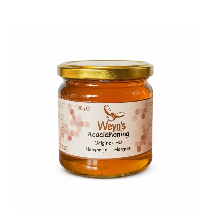 Acaciahoning 500 g Hongarije Weyn's (vloeibaar)