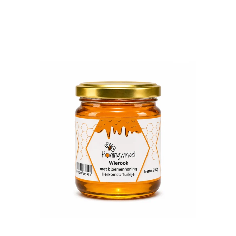 Wierook met bloemenhoning 250g Turkije Honingwinkel (vloeibaar)