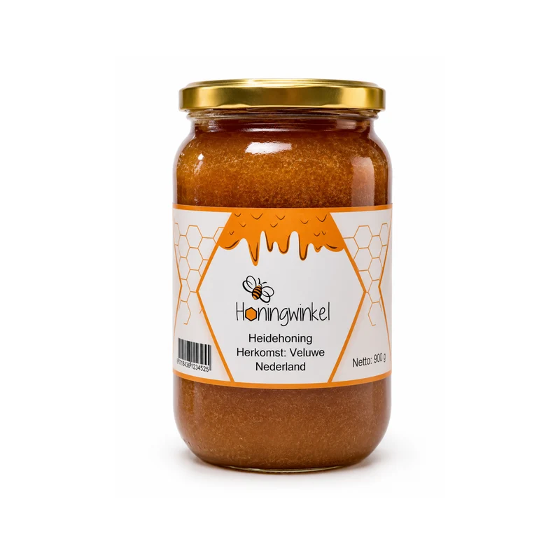 Heidehoning 900g Veluwe, Nederland Honingwinkel