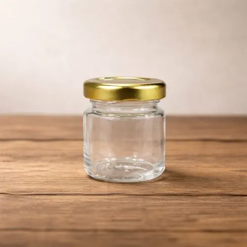 Glazen potje 30 ml – mini potjes per tray van 48 stuks