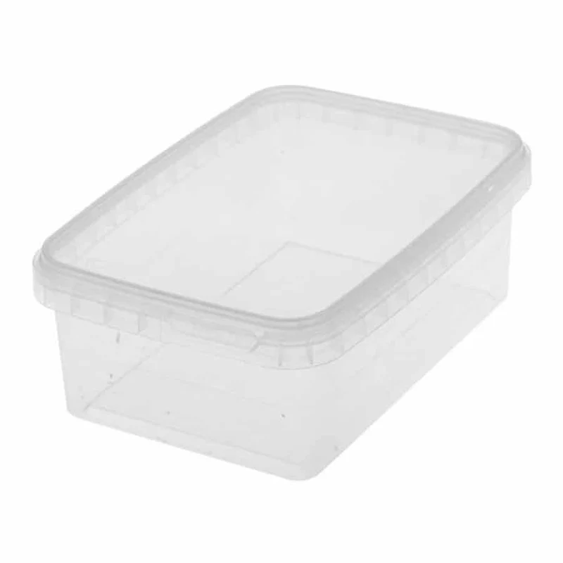 Luxe bakjes 750ml – transparante voedselbakjes met deksel