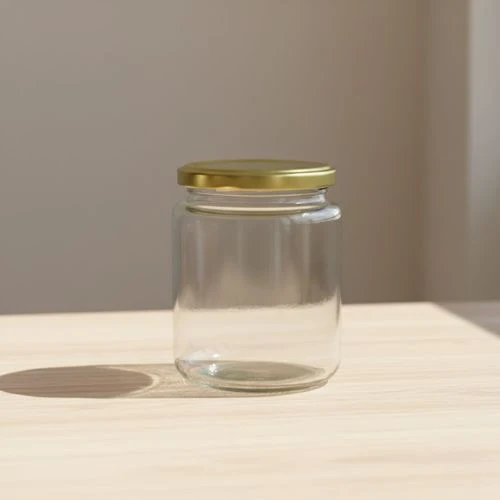 Glazen pot 290 ml – rond potje per tray van 20 stuks