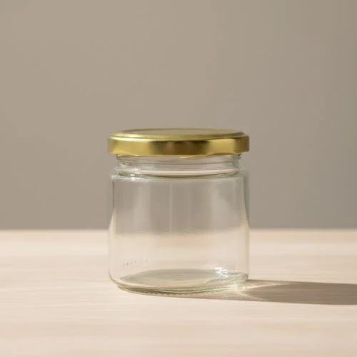 Glazen pot 234 ml – rond potje per tray van 16 stuks