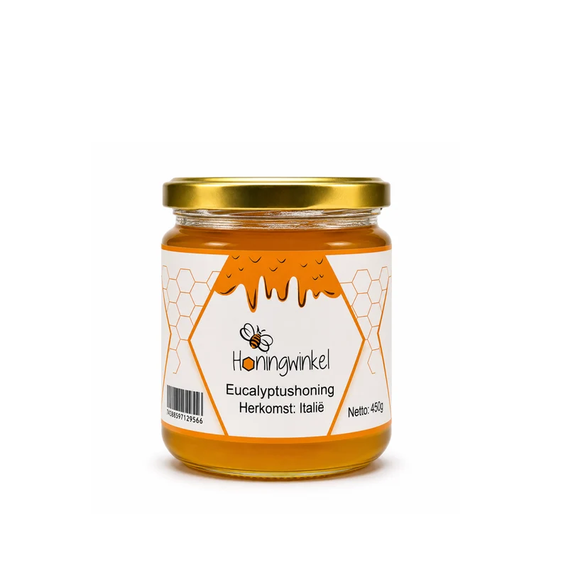 Eucalyptushoning 450g Italië Honingwinkel (vloeibaar)