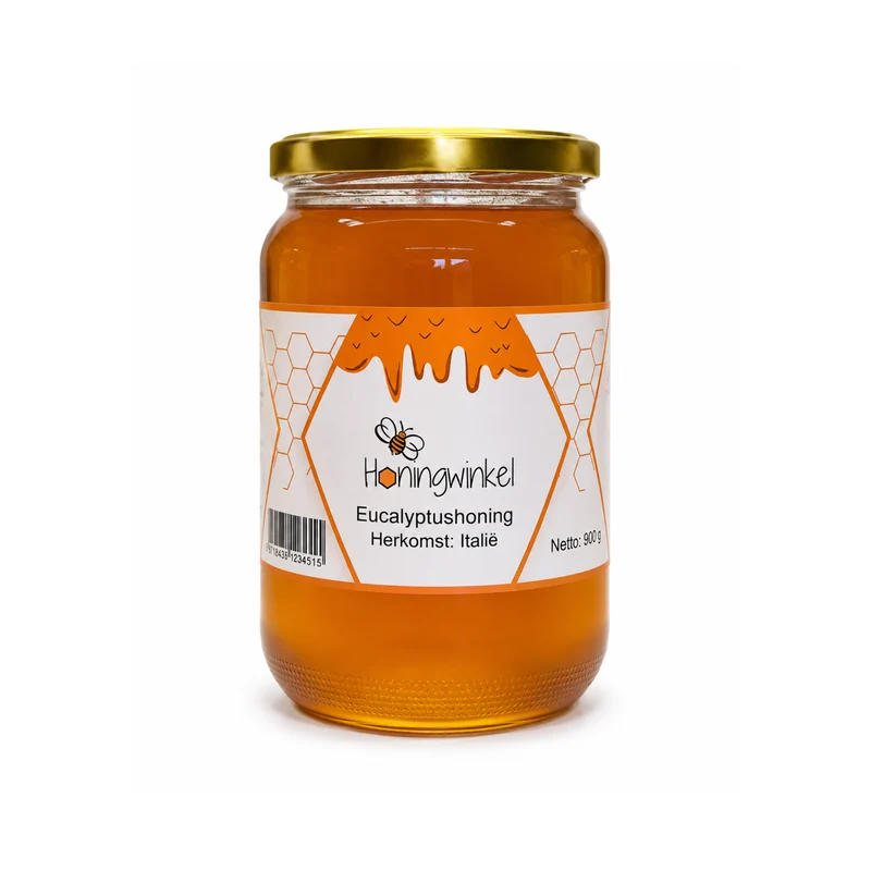 Eucalyptushoning 900g Italië Honingwinkel (vloeibaar)