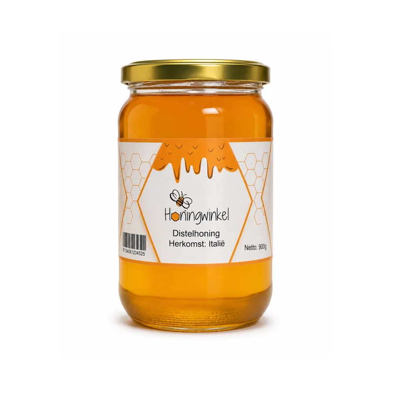 Distelhoning 900g Italië Honingwinkel (vloeibaar)