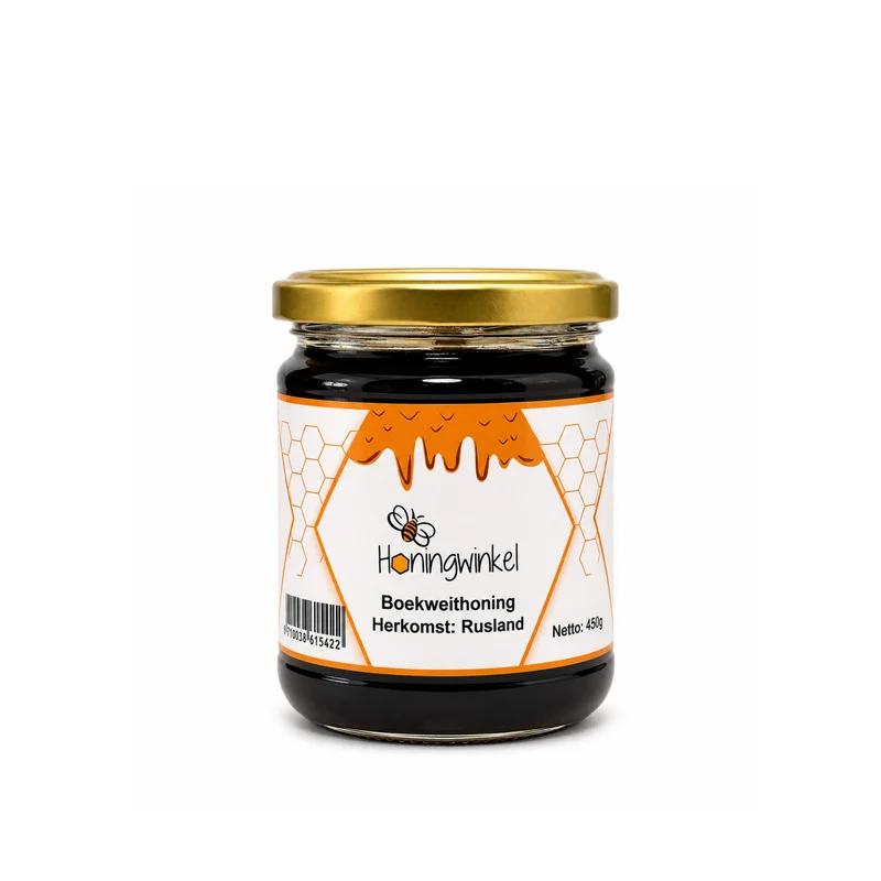 Boekweithoning 450g Rusland Honingwinkel (vloeibaar)