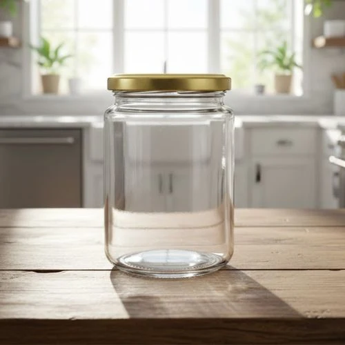 Glazen pot rond 375 ml – tray van 20 stuks voor honing, jam en meer