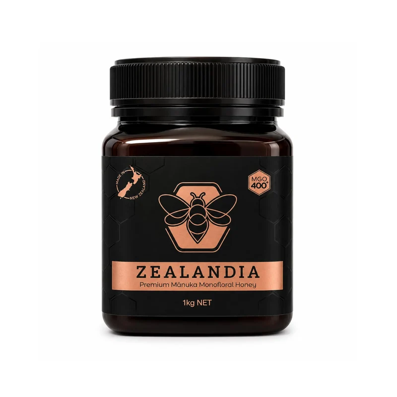 Manukahoning MGO 400+ Multifloral 1kg Nieuw-Zeeland Zealandia