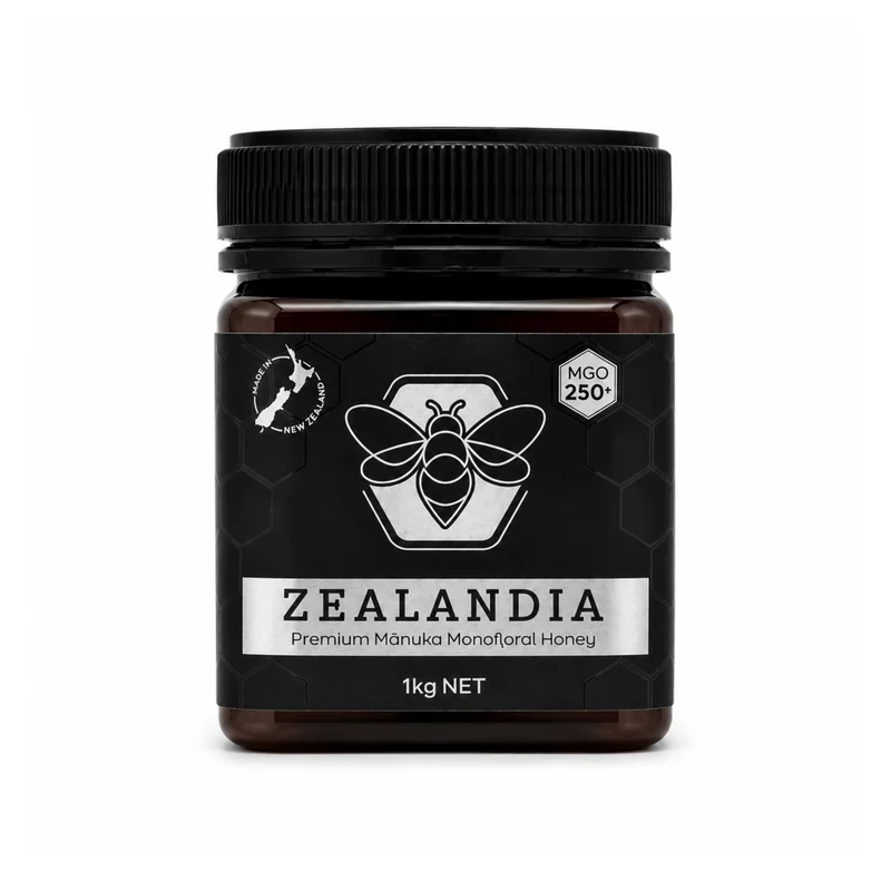 Manukahoning MGO 250+ Monofloral 1kg Nieuw-Zeeland Zealandia