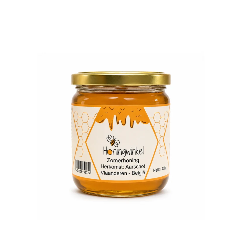 Zomerhoning 450g België Honingwinkel (vloeibaar)