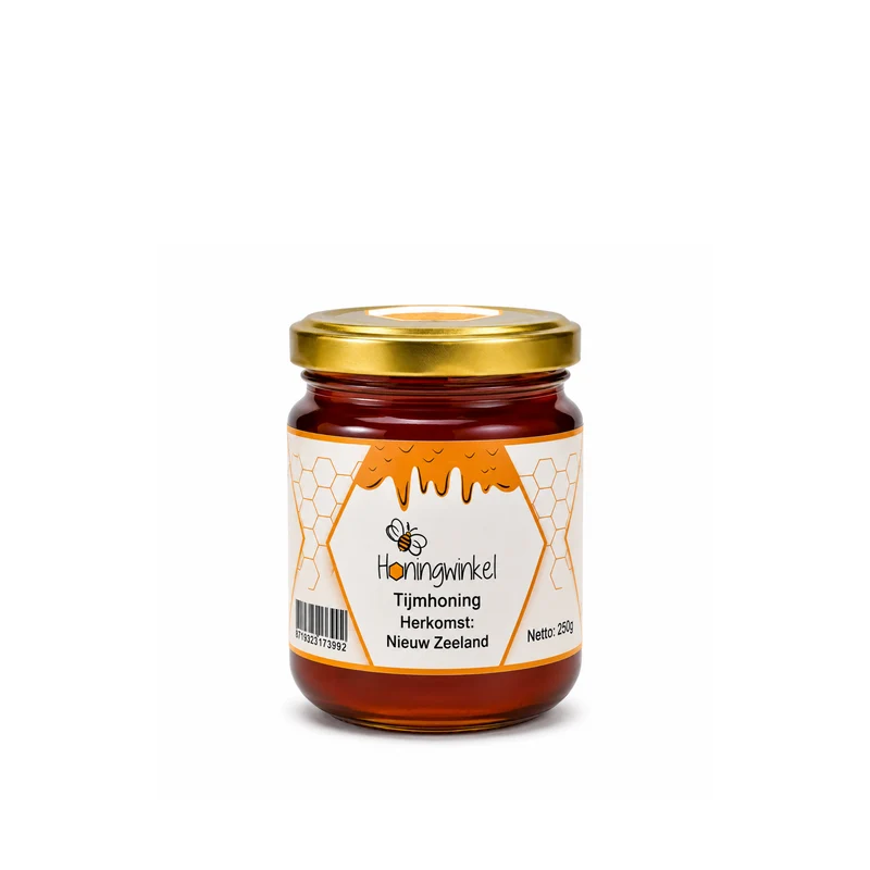 Tijmhoning 250g Nieuw-Zeeland Honingwinkel (vloeibaar)
