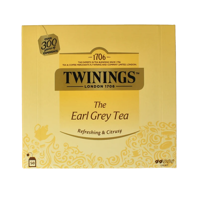 Twinings Earl grey envelop 50 stuks