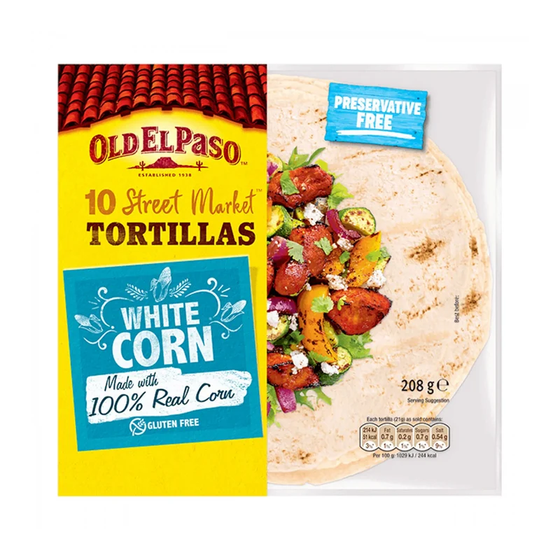 Old El Paso Mini tortillas glutenvrij 208 gram