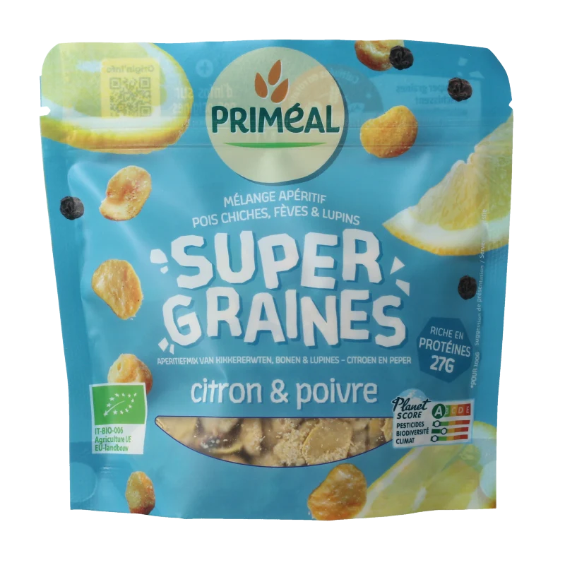 Primeal Super lemon peperzaden bio 100 gram