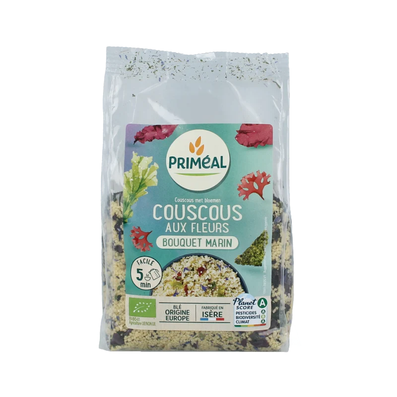Primeal Couscous met blauwe bloemen bio 300 gram