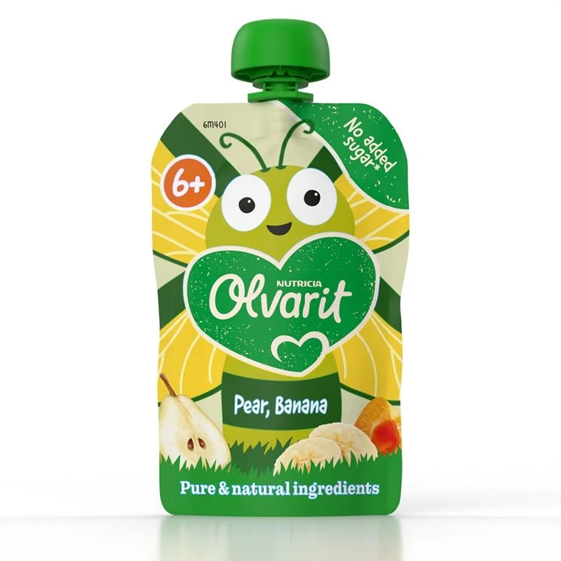Olvarit 6m+ Peer Banaan Knijpfruit 100 gram