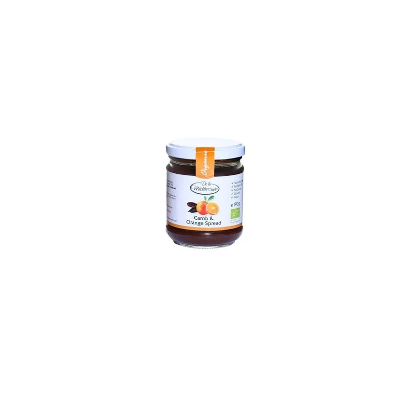De La Mediterranee Carobe En Sinaasappelpasta 190 gram