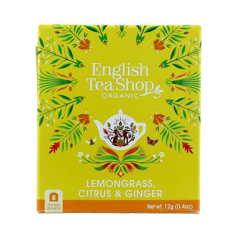 Lemongrass, Ginger & Citrus Bio 8 zakjes