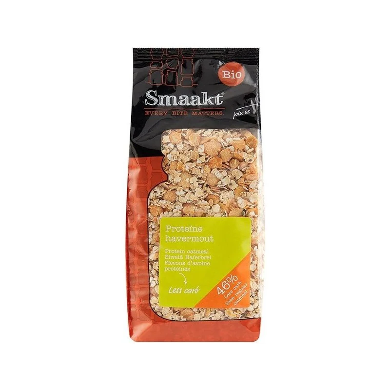 Smaakt Less Carb Proteïne Havermout 500 gram