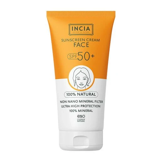 Incia Sunscreen Cream Face SPF 50+ 50 ml