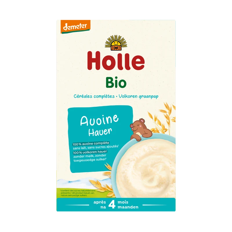 Holle Bio Volkoren graanpap haver 250 gram