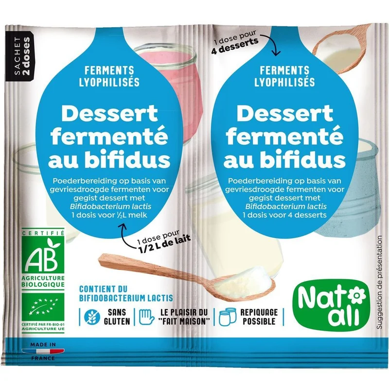 Nat-Ali Fermenten Yoghurt Bifidus 12 gram
