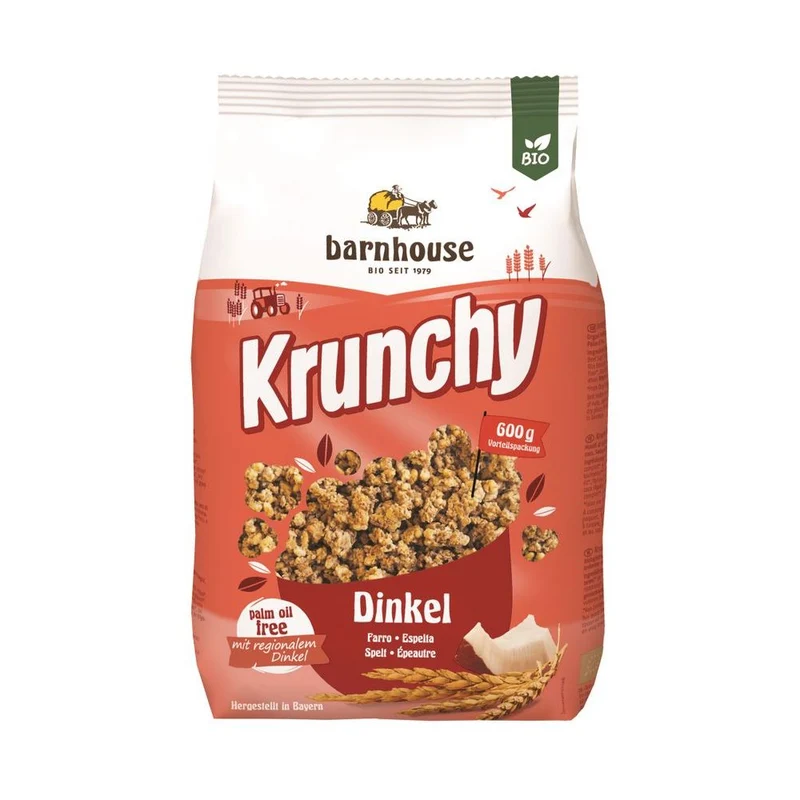 Barnhouse Krunchy Spelt 600 gram