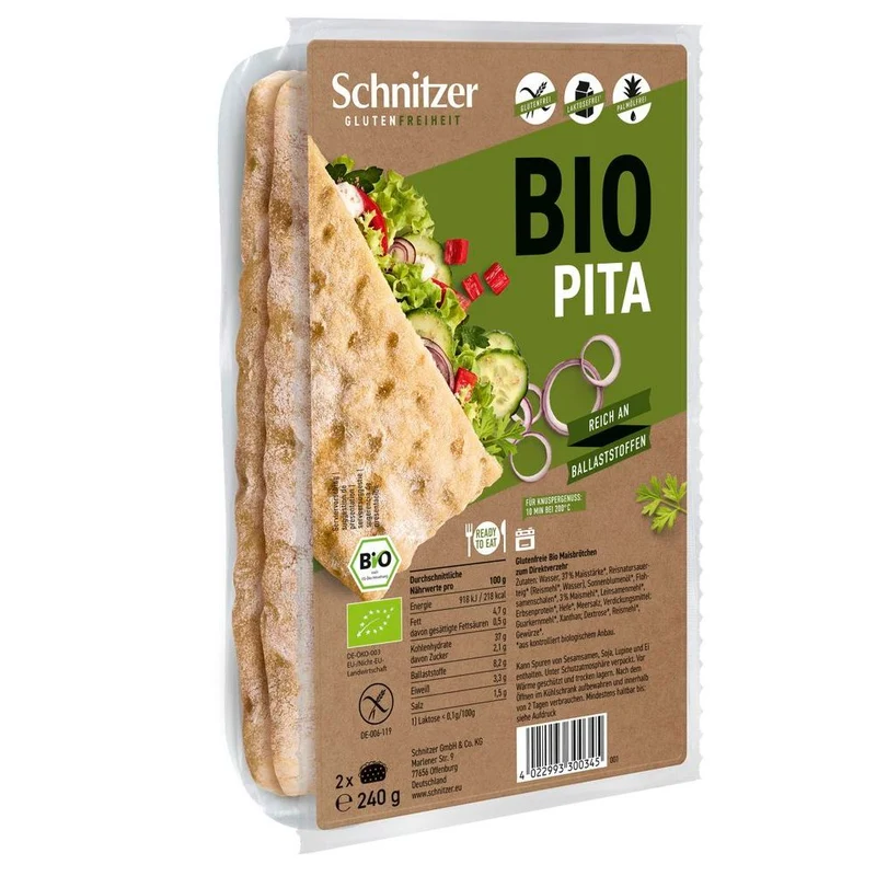 Scnitzer Pita Bio 240 gram
