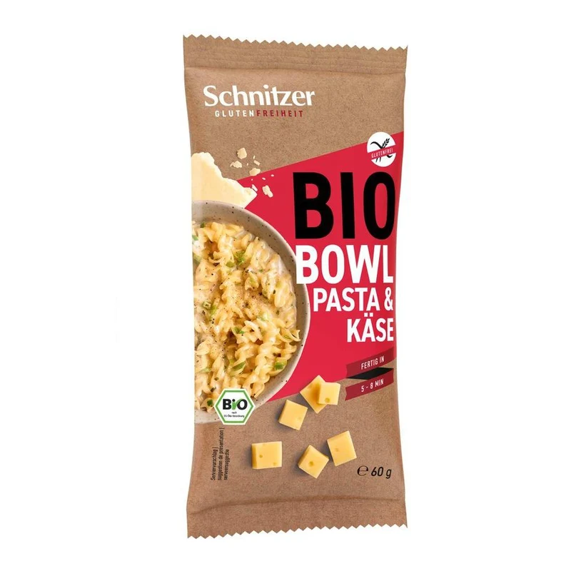 Schnitzer Bowl Pasta Kaas Bio 60 gram