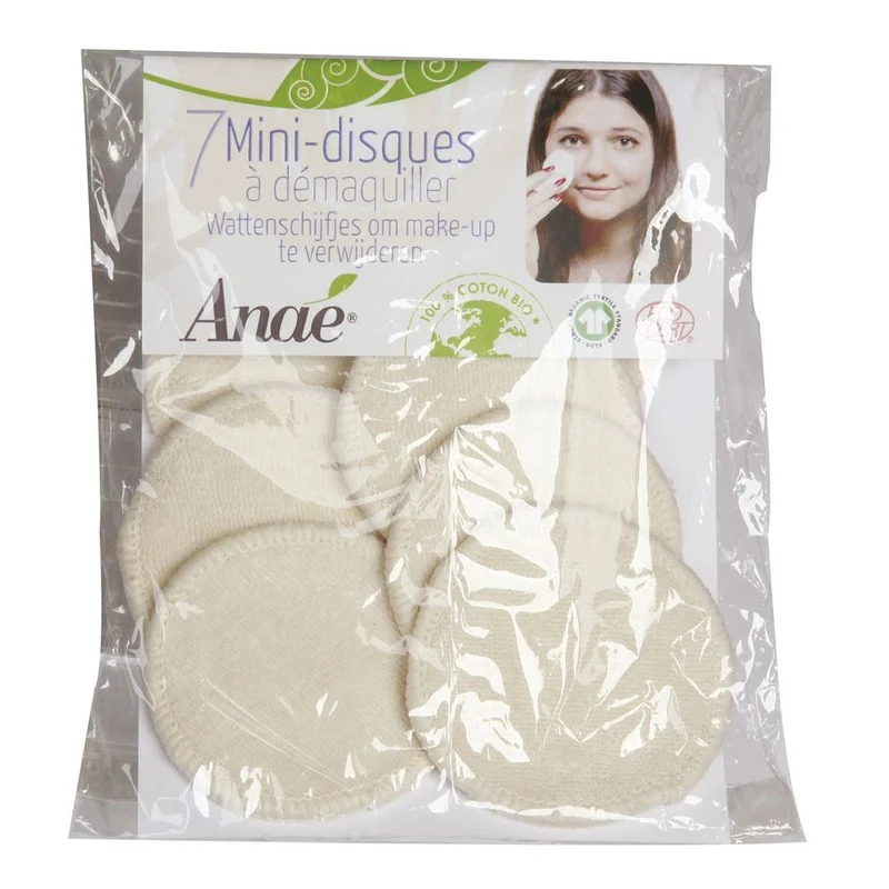Anae Wasbare Mini Wattenschijfjes 7 stuks