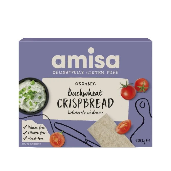 Amisa Buckwheat Crispbread 120 gram