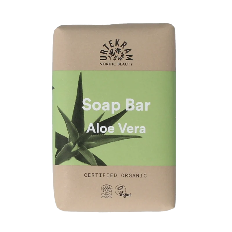 Urtekram Stukje zeep aloe vera bio 100 gram