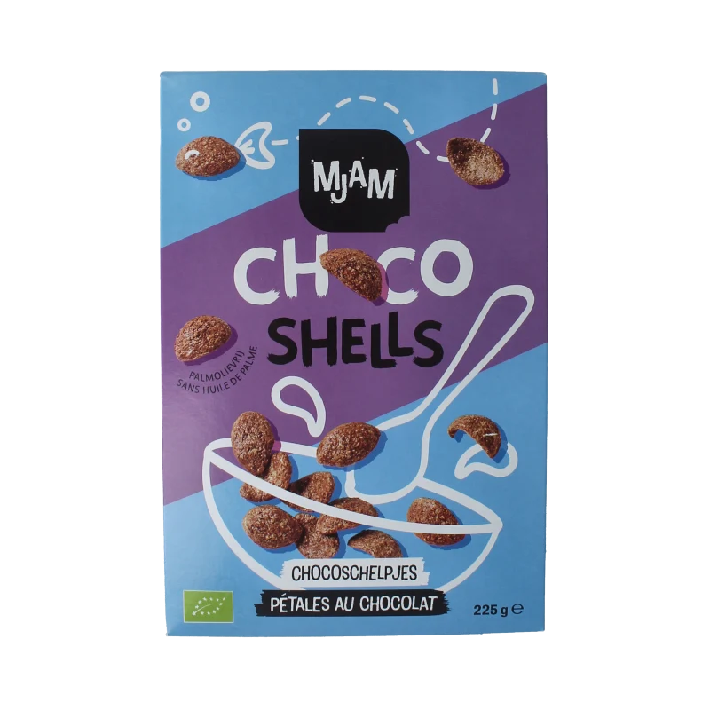 Mjam Choco shells bio 225 gram